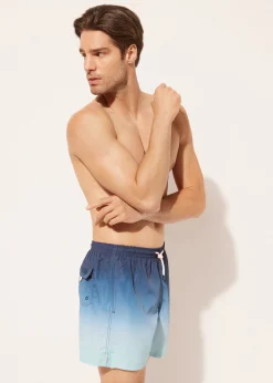 Bade-Boxershorts mit Muster für Herren Formentera